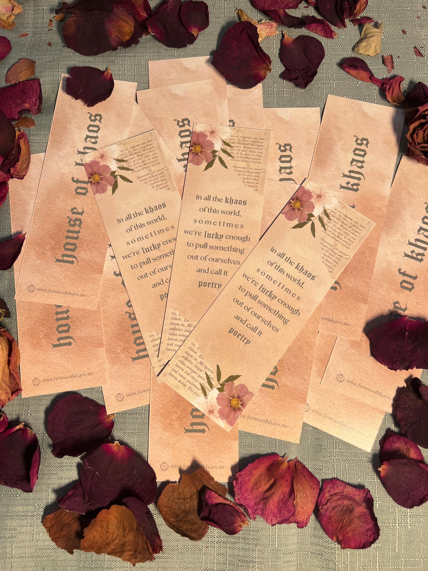 "Poetry In Khaos" Bookmark