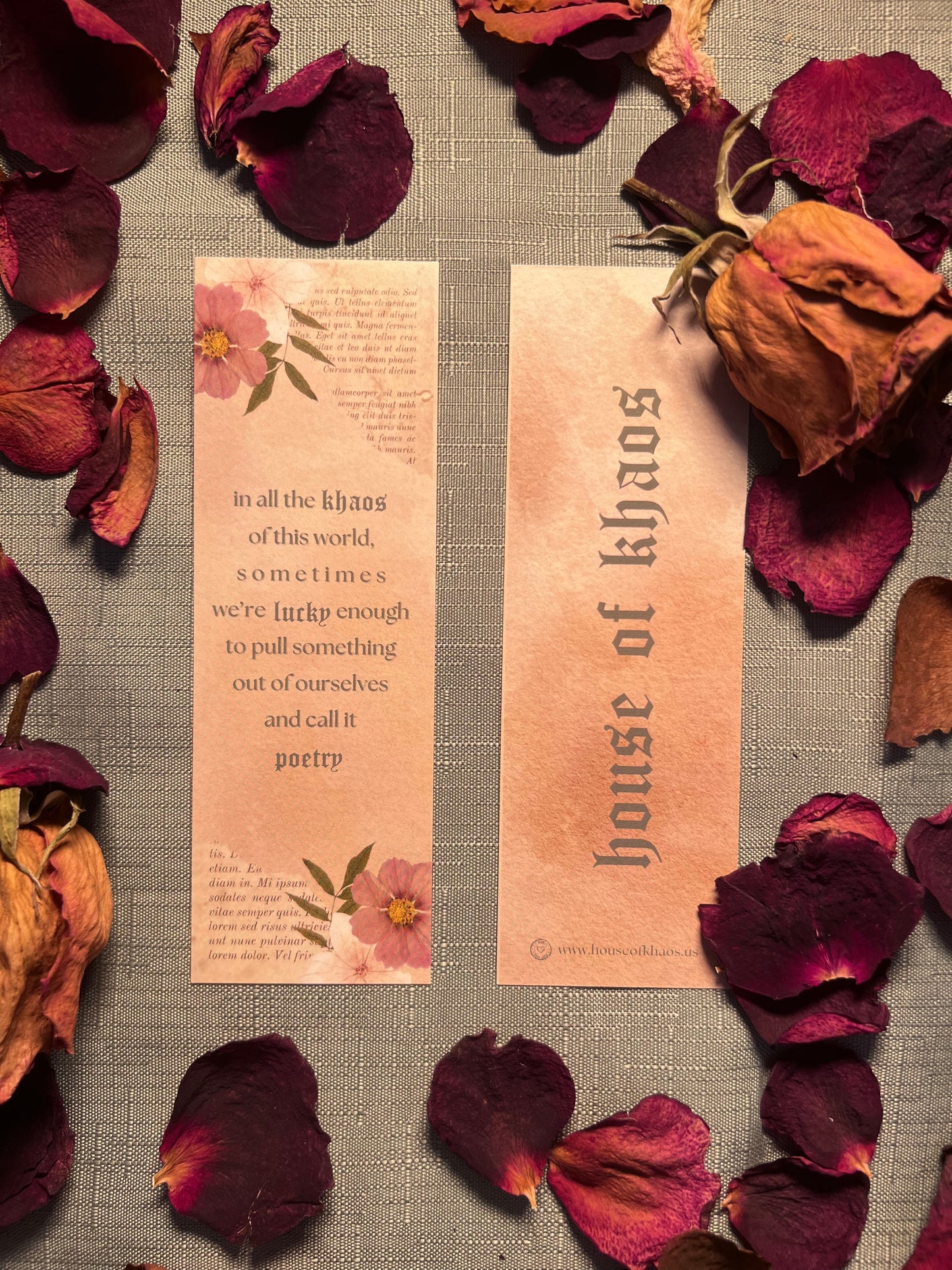 "Poetry In Khaos" Bookmark